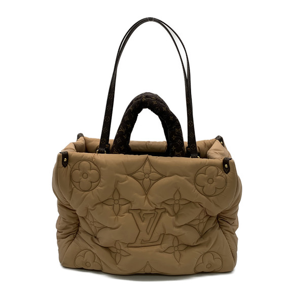 Louis Vuitton Pillow Onthego GM Tote Bag Nylon Monogram Brown - Picture 3 of 8